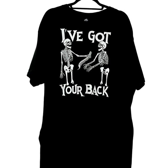 Halloween Way To Celebrate Skeleton Graphic T-Shirt 3XL Black Cotton & Polyester - Picture 2 of 7